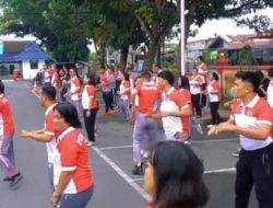Rutan Kelas I Medan Gelar Senam Sehat dan Donor Darah Sambut Hari Sumpah Pemuda