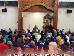 Kegiatan Rutin Ceramah Agama, Rutan Kelas I Medan Tingkatkan Pembinaan Rohani Warga Binaan