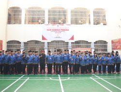 Maju Bersama Indonesia Raya, Rutan Labuhan Deli Gelar Upacara Hari Sumpah Pemuda Ke – 96