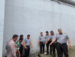 Cek Kondisi SarPras Keamanan, Karutan Kelas I Medan Lakukan Kontrol Area Brandgang