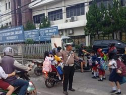 Giat Sat Lantas Polrestabes Medan Melakukan Patroli