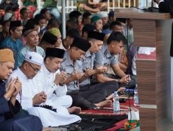 Ratusan Warga Binaan Rutan Kelas 1 Medan Laksanakan Sholat Idul Fitri Berjamaah