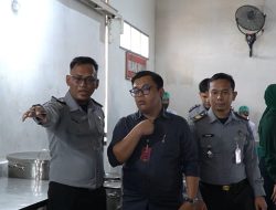 Dinas Kesehatan kota medan Lakukan Survei Dapur Sehat Rutan Kelas I tanjung gusta