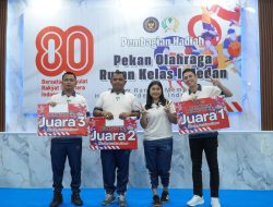 RUTAN KELAS I MEDAN GELAR PEKAN OLAHRAGA DAN PERLOMBAAN HUT RI KE-80