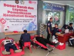 HUT Kemerdekaan RI ke 80 Rutan Kelas I Medan Gelar Senam Sehat, Donor Darah dan Pemeriksaan Kesehatan Gratis