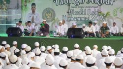 Penuh Khidmat, 1200 Warga Binaan Rutan I Medan Peringati Maulid Nabi Bersama Para Habaib
