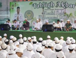 Penuh Khidmat, 1200 Warga Binaan Rutan I Medan Peringati Maulid Nabi Bersama Para Habaib