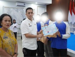 Penutupan & Penyerahan Sertifikat Pelatihan Kerja Bagi Warga Binaan Rutan Kelas I Medan