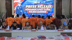Polres Samosir Ungkap Sejumlah Kasus, dari Narkotika hingga Pembalakan Liar dan Pemerasan